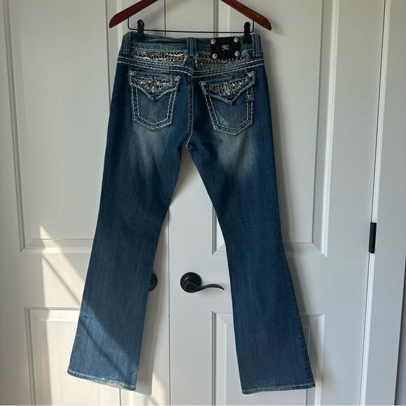 Miss Me Size 27 Style JE6067EL Easy Boot Medium Wash Jeans - Picture 2 of 4